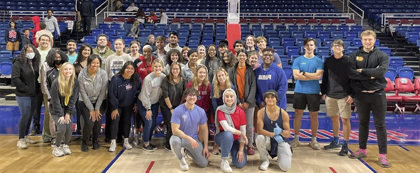 AED members after Mitchell Center Clean-up 